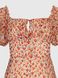 Платье с узором женское TA2212110-1 2XL Оранжевый (2000990334947S)