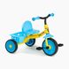 Велосипед 3-х колісний BEIBILETONGCHE Y-TS724 Блакитний (2000989700470)