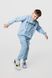 Костюм для хлопчика (худі+штани) Ecrin 2502 140 см Блакитний (2000990239808D)