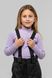 Штаны на шлейках для девочки B-30 140 см Черный (2000989626039W)