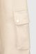 Штани карго для дівчинки Yekipeer C05-1 116 см Бежевий (2000989746034D)
