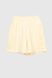 Костюм футболка + шорты однотонный женский MDG 24729 L Желтый (2000990404107S)