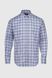 Рубашка с узором мужская Nacar 1166 6XL Голубой (2000990633033D)