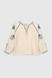 Сорочка з вишивкою для дівчинки Cuento 3032 134 см Бежевий (2000990264169A)