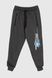 Спортивні штани з принтом для хлопчика Pitiki 009769 134 см Антроцит (2000990045584D)