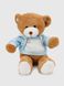 М'яка іграшка Ведмедик JRK122456 Коричнево-блакитний (2000990541895)