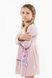 Сукня з принтом для дівчинки Baby Show 14050 104 см Пудровий (2000989817635D)