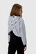 Костюм (худи+майка+штаны) для девочки Viollen 2189 164 см Бело-черный (2000990091680D)