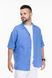 Рубашка однотонная мужская Breezy 23201147 XL Синий (2000989739302S)