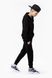 Спортивний костюм для хлопчика MAGO 24-4026 кофта + штани 140 см Чорний (2000989768876D)