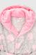 Халат теплий для дівчинки POLAR Серця СР M Сіро-рожевий (2000990215123A)