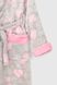 Халат теплий для дівчинки POLAR Серця СР 11-12 років Сіро-рожевий (2000990215086A)
