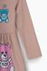 Сукня з принтом для дівчинки Baby Show 14050 104 см Пудровий (2000989817635D)