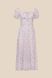 Платье с узором женское LAWA WTC02384 XS Бело-розовый (2000990675019S)(LW)