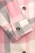 Рубашка с узором для девочки MyChance Клетка 134 см Розовый (2000990356628D)