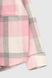 Сорочка з візерунком для дівчинки MyChance Клітинка 134 см Рожевий (2000990356628D)