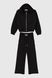 Спортивний костюм для дівчинки (кофта, штани) Viollen 2176 164 см Чорний (2000989944928D)