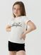 Костюм для девочки (футболка+шорты) Baby Show 16416 110 см Молочный (2000990474315S)