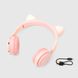 Навушники CAT з вушками Y08M Рожевий (2000990090034)