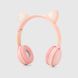 Навушники CAT з вушками Y08M Рожевий (2000990090034)
