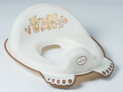 Магазин взуття Туалетне сидіння "Ведмедики" з гумками протиковзними (Біла перлина) MS-016-118 (2000902109991)