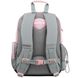 Рюкзак школьный + брелок Kite K22-771S-2 36x25x12 Серо-розовый (4063276060624A)