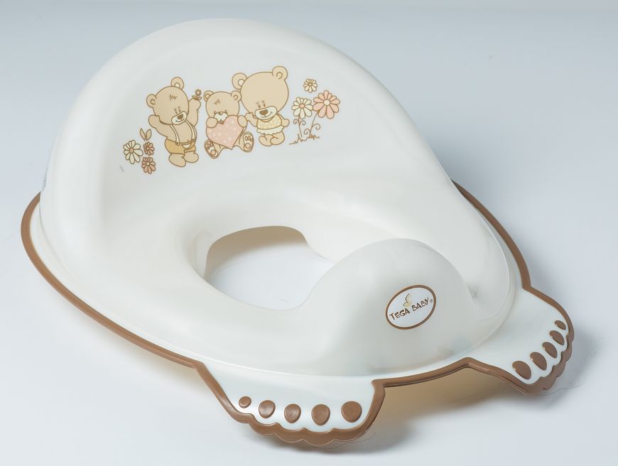 Магазин обуви Туалетное сиденье "Мишки" с резинками противоскользящими (Белая жемчужина) MS-016-118 (2000902109991)