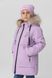 Куртка зимняя для девочки Feiying L-955 128 см Сиреневый (2000989629368W)