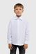 Рубашка однотонная для мальчика Pitiki 009680 134 см Белый (2000990021717D)