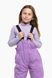 Штани на шлейках для дівчинки H-11 128 см Бузковий (2000989625988W)