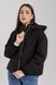 Куртка однотонна жіноча 68121 2XL Чорний (2000990320636D)