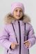 Куртка зимова для дівчинки Feiying L-955 104 см Бузковий (2000989629320W)