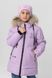 Куртка зимняя для девочки Feiying L-955 128 см Сиреневый (2000989629368W)