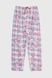 Піжамні штани жіночі KESIMOGLU Клітинка+метелики M Рожево-синій (2000990121158А)