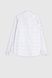 Рубашка классическая с узором мужская MCL 32589 2XL Белый (2000990014573D)