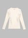 Блуза однотонная для девочки Perix 5005 152 см Молочный (2000990479662D)