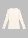Блуза однотонная для девочки Perix 5005 116 см Молочный (2000990479624D)