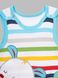 Пісочник + футболка для малюків Mini Papi 1172 68 см Блакитний (2000990599315A)