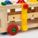 Іграшка дерев'яна "Стукотлива машина" JHTOY-058 Різнокольоровий (2002014993567)