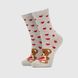 Шкарпетки для дівчинки V&T ШДК132-024-1679 Тедді 18-20 Сірий (2000990201690A)