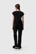 Пижамная футболка женская Fleri F50136 36 Черный (2000990257666A)