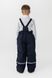 Комбінезон для хлопчика L-2385 куртка+штани на шлейках 104 см Синій (2000989625360W)