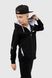 Спортивный костюм (кофта, штаны) для мальчика YESMINA 4042 164 см Черный (2000989929697D)