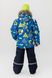 Комбінезон для хлопчика L-2385 куртка+штани на шлейках 128 см Синій (2000989625414W)
