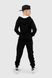 Спортивний костюм (кофта, штани) для хлопчика YESMINA 4042 164 см Чорний (2000989929697D)