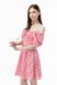Платье с узором женское W23-19 S Розовый (2000989430971S)