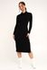 Платье однотонное женское LAWA WTC02349 XL Черный (2000990263704D)(LW)