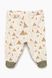 Ползунки с носками для мальчика Mother Love 22118 Wigwam 98 см Молочный (2000989436416)