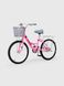 Велосипед дитячий DOUMOER LH112934 20" Рожевий (2000990403414)