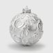 Новорічна куля Dashuri 8 см Білий (2000990125545)NY